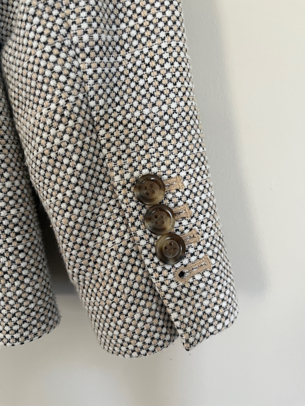 Ann Taylor Textured Single-Button Blazer - Picture 5 of 8
